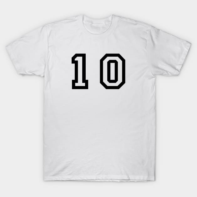 Number Ten T-Shirt by sweetsixty